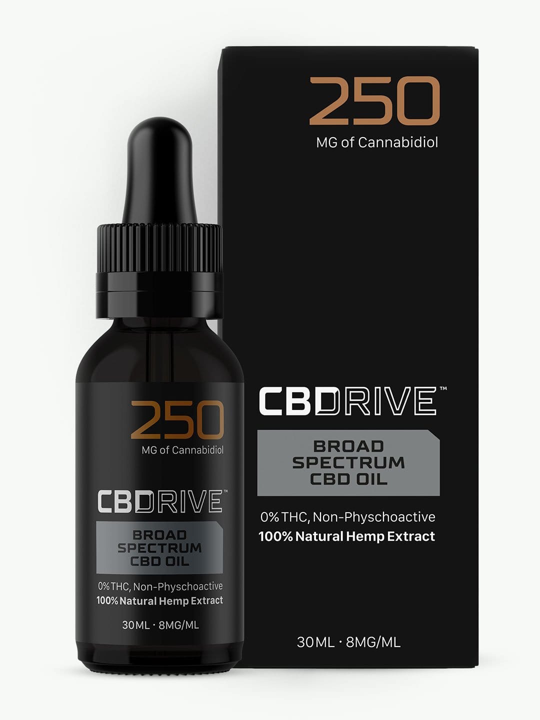 250mg Broad Spectrum CBD Oil UK | Sports Range