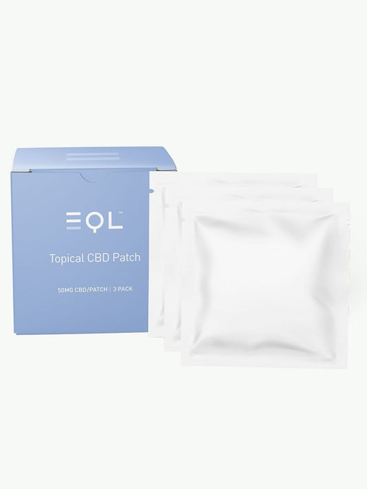 EQL 50mg Topical CBD Patch - 3 Pack