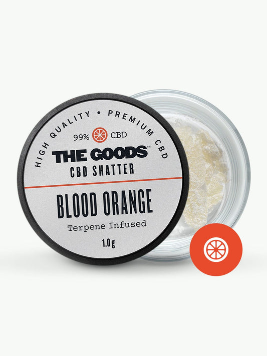 BLOOD ORANGE CBD ISOLATE SHATTER UK