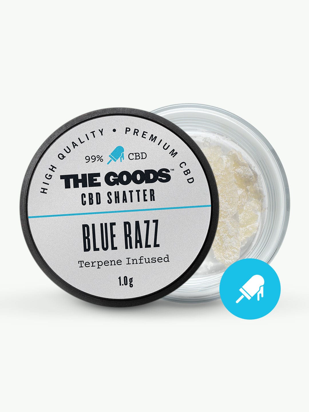 BLUE RAZZ CBD ISOLATE SHATTER UK