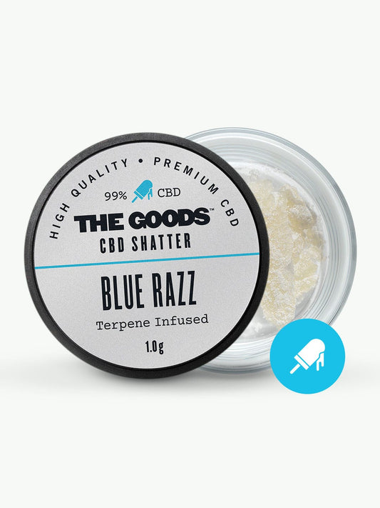 BLUE RAZZ CBD ISOLATE SHATTER UK