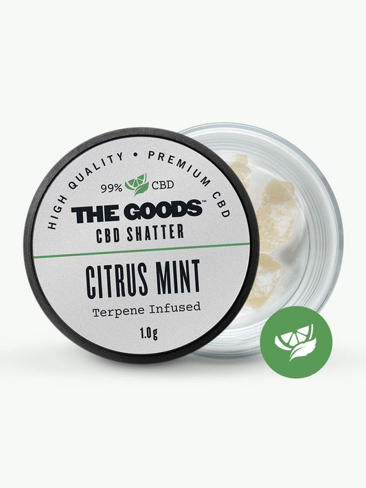 CITRUS MINT CBD ISOLATE SHATTER UK