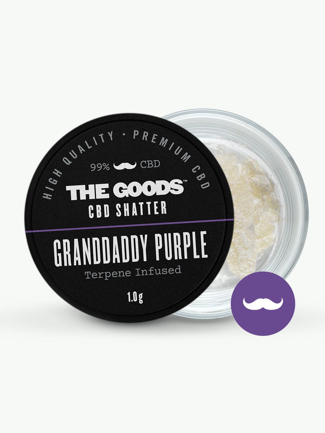 GRANDDADDY PURPLE CBD ISOLATE SHATTER UK