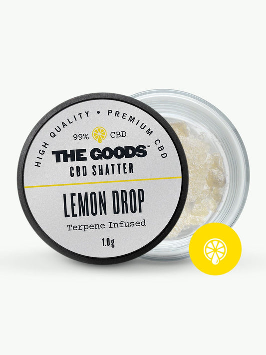 LEMON DROP CBD ISOLATE SHATTER UK