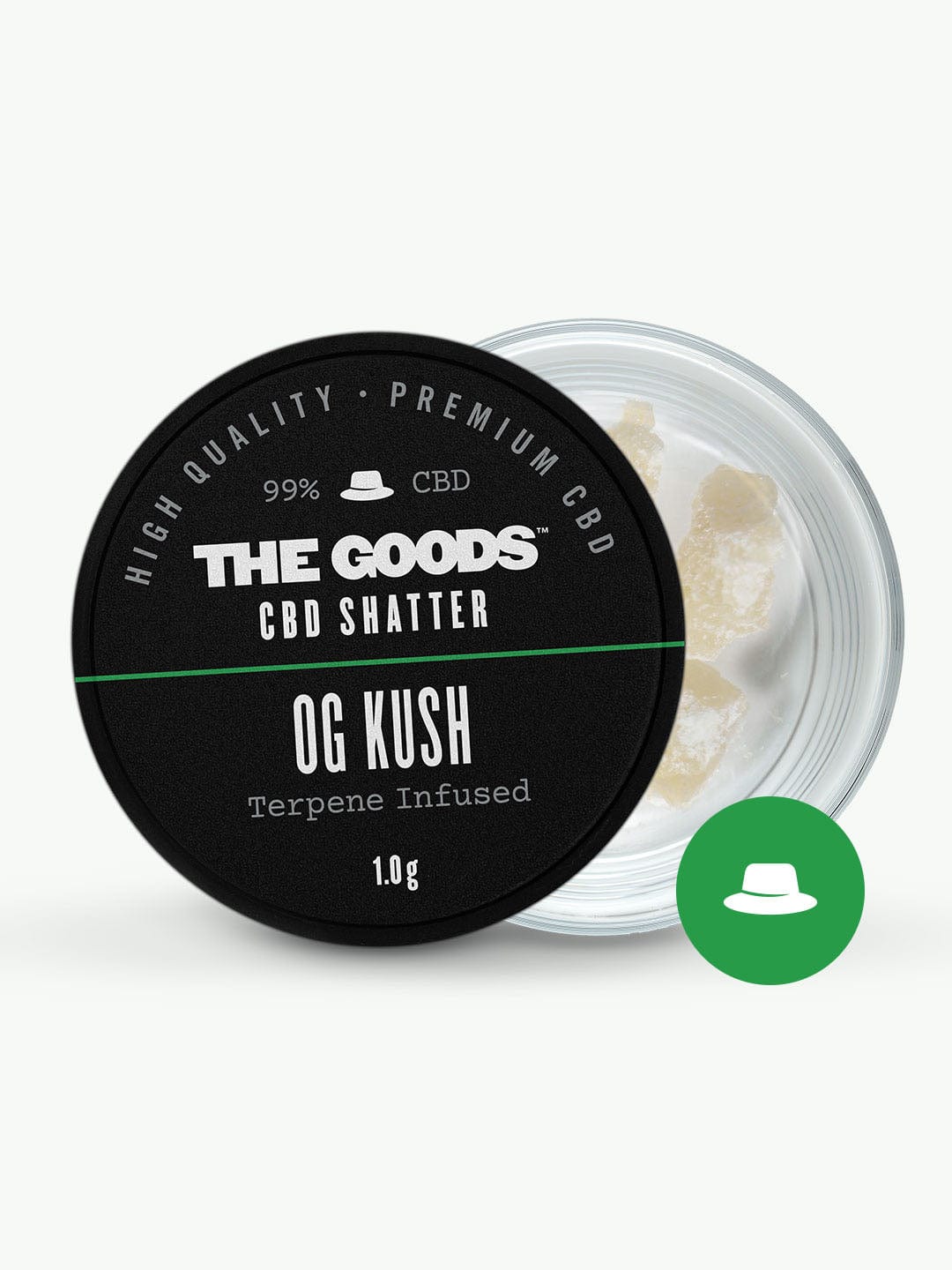 OG KUSH CBD ISOLATE SHATTER UK