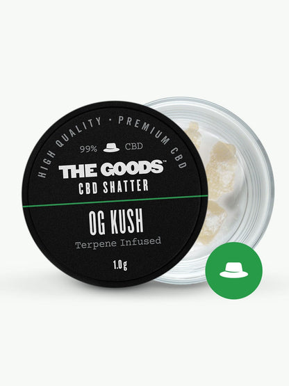 OG KUSH CBD ISOLATE SHATTER UK