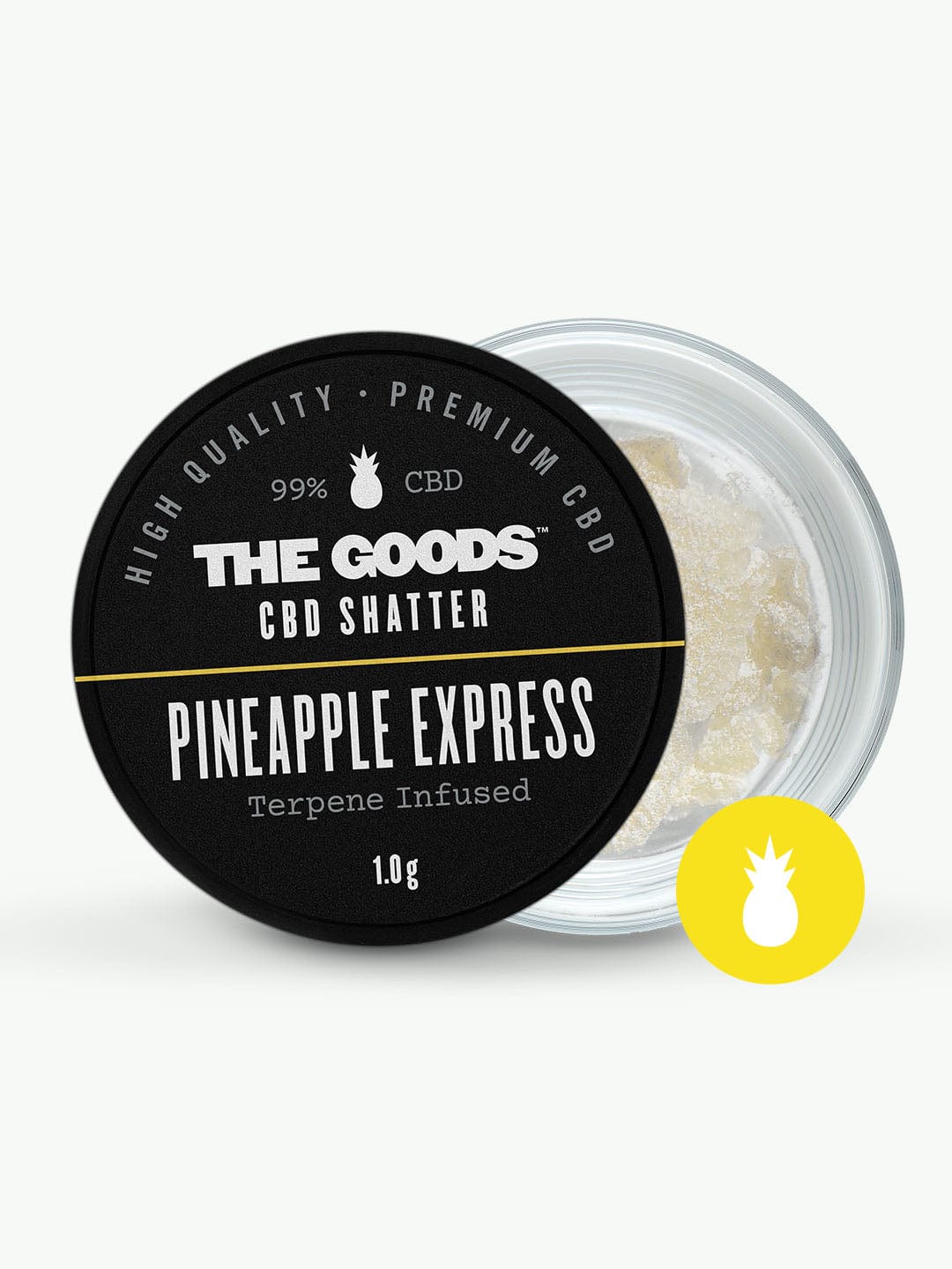 PINEAPPLE EXPRESS CBD ISOLATE SHATTER UK