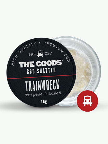 TRAINWRECK CBD ISOLATE SHATTER