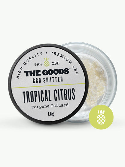 TROPICAL CITRUS CBD ISOLATE SHATTER UK