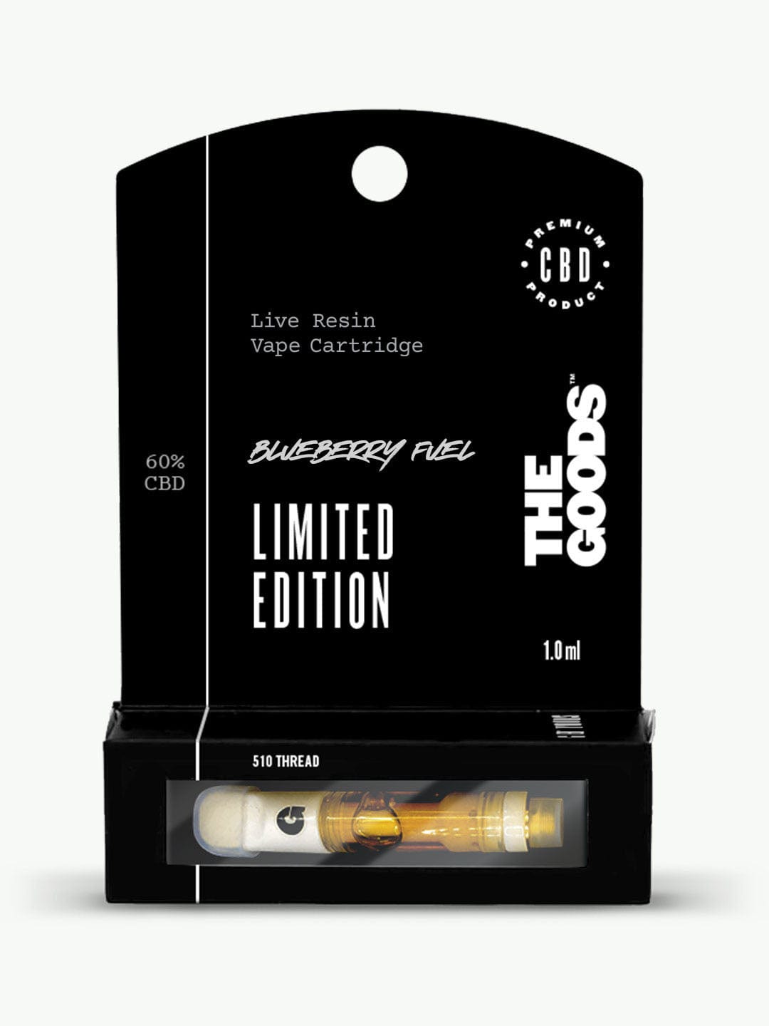 Blueberry Fuel Live Resin 510 Cartridge 60% CBD 1.0ml