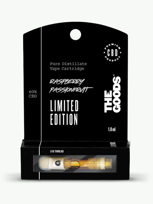 Raspberry-Passionfruit Live Resin 510 Cartridge 60% CBD 1.0ml