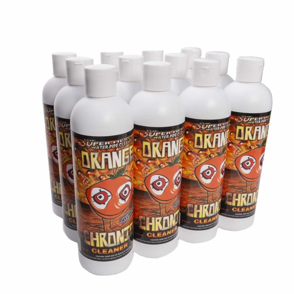 bottles of orange chronic cleaner